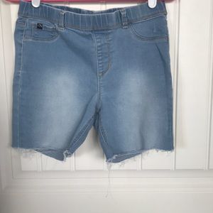 Long jean shorts